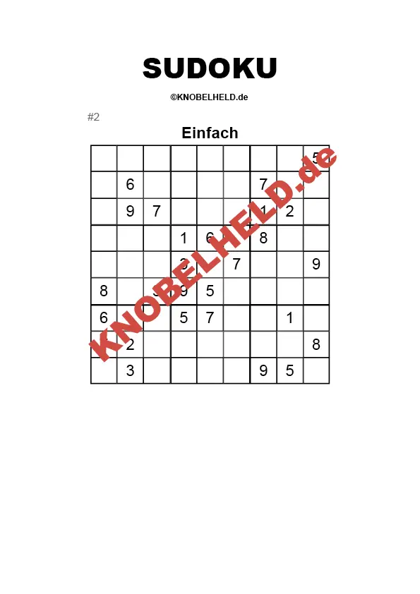 Sudoku Einfach #2